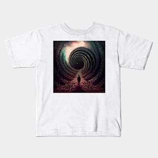 Wandering Deeper In The Void Kids T-Shirt